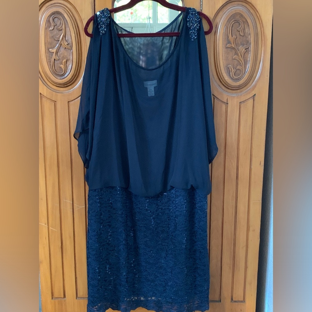 NWT Formal Catherine’s Dress.  Dark blue Fancy cocktail party or wedding dress.